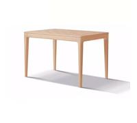 OGOODLE Tavolo da pranzo in legno massello tavolo da pranzo con sedie, tavolo da pranzo moderno e semplice, piccolo appartamento per la casa, tavolo da pranzo da cucina (M: 140 x 80 x 75,8 cm)