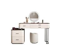OGOODLE Tovaglia Toilette, Mobiletto portaoggetti, Scrivania, Camera da letto, Toilette in vetro, Scrivania Scrivania