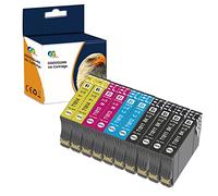 OGOUGUAN 18XL Cartucce di inchiostro sostitutive per Epson 18 18XL Compatibile con Eposn Expression Home XP-322 XP-215 XP-205 XP-225 XP-305 XP-325 XP-422 XP-405 XP-415 XP-425 XP-315 XP-312(10 pcs)