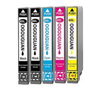 OGOUGUAN 408L Cartucce compatibili per Epson Workforce Pro WF-C4310DW /WF-C4810DTWF (2Noir1 Cian 1Magenta 1Giallo, 5Pack)