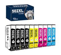 OGOUGUAN 502xl Cartucce d'inchiostro compatibili per Epson 502 502XL Expression Home XP-5105 XP-5100 XP5105 Workforce WF-2860DWF WF-2865DWF WF-2860