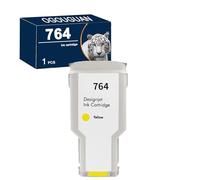 OGOUGUAN 764 (300ML) Compatibile con Cartucce d'inchiostro HP 764 3WX40A 3WX41A C1Q13A C1Q14A C1Q15A 3WX42A per plotter HP Designjet T3500 (Y/C1Q15A)