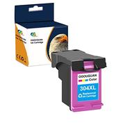 OGOUGUAN Cartucce 304xl Nero e Colore Cartuccia 304 304xl 304 xl Cartucce d'inchiostro per HP DeskJet 2620 2630 3720 3730 3750 e 3760 ENVY 5010 5020 e 5030 (1 Colore)