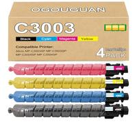 OGOUGUAN Cartuccia toner compatibile Aficio MP C3003 C3003SP MP C3503 C3503SP MP C3004 C3004SP MP C3504 C3504SP Sostituzione per Ricoh Aficio MP C3003SP (4-Pack)