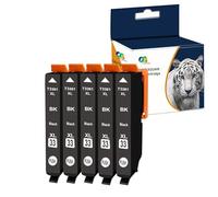OGOUGUAN Compatibile Cartucce d'inchiostro di ricambio per Epson 33 33XL per Expression Premium XP-530 XP-540 XP-630 XP-635 XP-640 XP-645 XP-830 XP-900 XP-7100 (5-Photo Black)