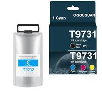 OGOUGUAN T9731 T9732 T9733 T9734 - Sacchetto di inchiostro con chip di ricambio Workforce Pro WF-C869R WF-C869RDTWFC WF-C869RD3TWFC Stampante a getto d'inchiostro Cartuccia d'inchiostro completa (1