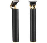 OGOUGUAN - Tagliacapelli professionale, rasoio elettrico a scheletro senza fili, kit di taglio per barba e barba USB, per uomini, famiglia, bambini, 4 pettini guida (nero)