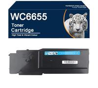 OGOUGUAN WC6655 Cartuccia toner compatibile 6655 106R02745 106R02746 106R02747 106R02744 per Xerox WorkCentre 6655i Sostituzione per Xerox WorkCentre 6655 65i (1 ciano)