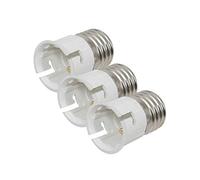 Ogquaton 3 Pezzi E27 a B22 Portalampada Convertitore Adattatore, Montaggio Extender Supporto Lampadina Risparmio Energetico Base Convertitore Nuovo Rilasciato