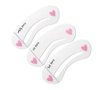 Ogquaton 3 Pz/set Stencil Sopracciglio Stencil Modello Carta Elegante e Popolare