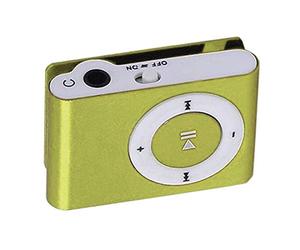 Ogquaton Candy Colors Lettore MP3 Mini Portatile in Metallo con Clip Sportiva, Lettore Musicale Senza Scheda di Memoria con Slot TF, Portatile e Utilissimo