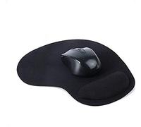 Ogquaton tappetino per mouse antiscivolo, nero, tappetino per mouse con supporto per polso e supporto per il polso, carta da lettere per eva, creativo e utile