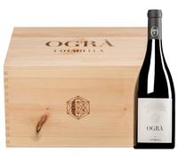 Ogrà Syrah Lazio IGP 2017 6 bottiglie in cassetta di legno 4,5 l