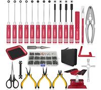 OGRC - Kit di attrezzi - Set di cacciaviti (piatto, Phillips, esagonale) Supporto da lavoro RC, kit di viti da 522 pezzi, set di pinze, alesatore, chiave, vassoio, strumenti di riparazione per RC auto