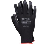 Ogrifox OX-ECOLAT Guanti in lattice, Guanti protettivi, Guanti da lavoro, Guanti da giardinaggio OX.11.702, Nero, Taglia 10, 240 paia
