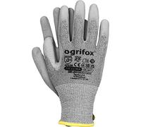 Ogrifox OX-HIIT Confezione Guanti in Nylon e Fibra di Vetro, Guanti Protettivi, Guanti da Lavoro, Guanti in Poliestere OX.12.964, Verde-Nero, Taglia: 7, 120 Paia