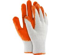 Ogrifox OX-Uniwamp_N OX.11.121 - Guanti protettivi, 9 misure, 480 paia di guanti protettivi, colore: Bianco/Arancione