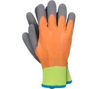 Ogrifox OX-WINORANGE Confezione Guanti in Lattice, Guanti Protettivi, Guanti da Lavoro, OX.12.430, Arancione-Giallo-Grigio, Taglia: 9, 72 Paia