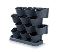 OGRÓD WERTYKULARNY STOJĄCY - CASCADE GARDEN- ANTRACYT - PP-IO2W600S