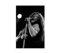 OGTDA Janis Joplin in Concert Poster su tela, decorazione artistica da parete per soggiorno e camera da letto, 20 x 30 cm