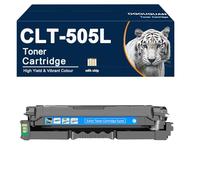 OGUAN Cartucce Toner Nero Ciano Giallo Magenta CLT-505L CLT-K505L compatibili per Samsung Proxpress C2620 C2670 C2680FX C2620DW C2670FW (Ciano-3500 pagine)