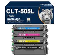 OGUAN Cartucce toner nero ciano giallo Magenta CLT-505L CLT-K505L compatibili per Samsung Proxpress C2620 C2670 C2680FX C2620DW C2670FW (4Pack-BK/C/M/Y)