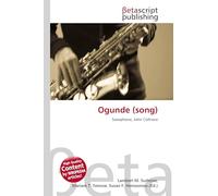 Ogunde (song): Saxophone, John Coltrane