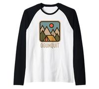 Ogunquit Maine Nature Vacation New England Souvenir Maglia con Maniche Raglan