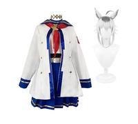 Oguri Cap Cosplay Costume con parrucca Dress Up Uniformi Gonne Corte Completo Completo Accessori Halloween Carnevale Party Fumetto Esposizione
