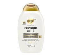 OGX Balsamo Nourishing + Coconut Milk, Balsamo capelli secchi con Latte e Olio di Cocco e Proteine del Latte, Trattamento districante capelli per una chioma morbida, luminosa e sana, 385 ml