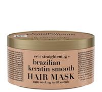 Ogx Cheratina Brasiliana Liscia maschera per capelli 385 ml