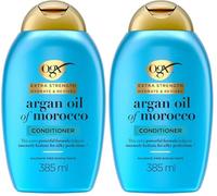 OGX Extra Strength Hydrate & Revive + Olio di Argan del Marocco, Balsamo da 385 ml. (Confezione da 2)