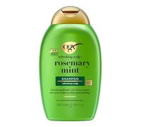 OGX Refreshing scalp+ Rosemary Mint Shampoo (385 ml) per capelli chiarificante che aiuta a rimuovere in modo visibile oli e residui, per tutti i tipi di capelli, in particolare per capelli grassi e