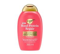 OGX Shampoo Bond Protein Repair, Shampoo capelli secchi e danneggiati con Tecnologia Lipi Pro Shield e Agenti Idratanti, Shampo leggero ristrutturante per capelli più sani e forti, 385ml
