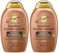OGX Shampoo Cheratina Ever Straightening + Brazilian Keratin Smooth, Shampo idra