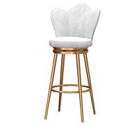 OGYJMSFN Sgabelli da Bar 360° Swivel Set of 1, Velvet Modern Counter Height s for Bar, Home, Dining Room, Island, Cafe