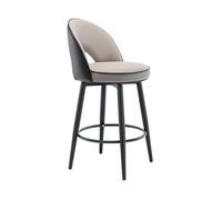 OGYJMSFN Sgabelli da Bar Adjustable Bar Stool Pu Leather Carbon Steel Ideal for Kitchen Islands Restaurants Bars Hotel Receptions(Grey,62cm)