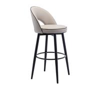 OGYJMSFN Sgabelli da Bar Adjustable Bar Stool Pu Leather Carbon Steel Ideal for Kitchen Islands Restaurants Bars Hotel Receptions(White,72cm)