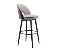 OGYJMSFN Sgabelli da Bar Adjustable Bar Stool Pu Leather Carbon Steel Ideal for Kitchen Islands Restaurants Bars Hotel Receptions(Grey,72cm)
