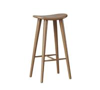 OGYJMSFN Sgabelli da Bar Backless Wooden Dining Chairs Bar Stools for Kitchen Islands Areas No Assembly Needed Gray Finish Stylish Space Saving Design(Beige,75cm)