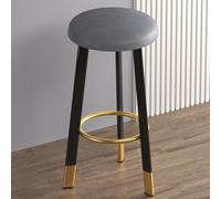 OGYJMSFN Sgabelli da Bar Bar Stools Upholstered in Waxed Leather With Wooden Structure Counter Height Dining Chairs Without Arms for Kitchen(Color 3,H80cm)