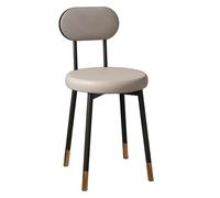 OGYJMSFN Sgabelli da Bar Bar Stools Vanity Chair With Backrest Upholstered in Faux Leather Armless Design Ideal for Kitchen Island Makeup(Green)