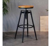 OGYJMSFN Sgabelli da Bar Sgabello da bar girevole regolabile con poggiapiedi Sedie da giardino eleganti for esterni for posti a sedere perfetti su balcone in terrazza da bistrot(Orange,55cm)