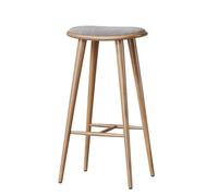 OGYJMSFN Sgabelli da Bar Stylish Black Wooden Bar Stool No Backrest Easy Assembly Free Kitchen Islands Dining Areas Chair Versatile Seating(Grey,65cm)