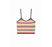 OH APRIL Top in maglia 'Feijoa' blu / giallo / rosa / rosso / nero / bianco Donna OH APRIL L blu / giallo / rosa / rosso / nero / bianco