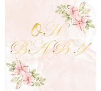 Oh Baby: Memory book, to fill out and paste photos, elegant design lovingly designed: offers space for 20 guests, additional blank pages for free design, gift idea for baby shower