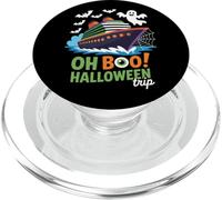 Oh Boo Halloween Crociera Viaggio Fantasma Spettrale Vacanza Donne Uomini PopSockets PopGrip per MagSafe
