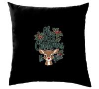 Oh Cervo Natale Is Here - Cuscino - Carino Babbo Natale Festive Love