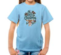 Oh Cervo Natale Is Here - T-Shirt - Carino Babbo Natale Festive Love