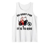 Oh Che Divertimento è Guidare Cool Santa su Una Moto Canotta
